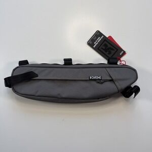 CHROME INDUSTRIES Holman 3L Bike Frame Bag S/M Gray Zippered Pockets Organizer